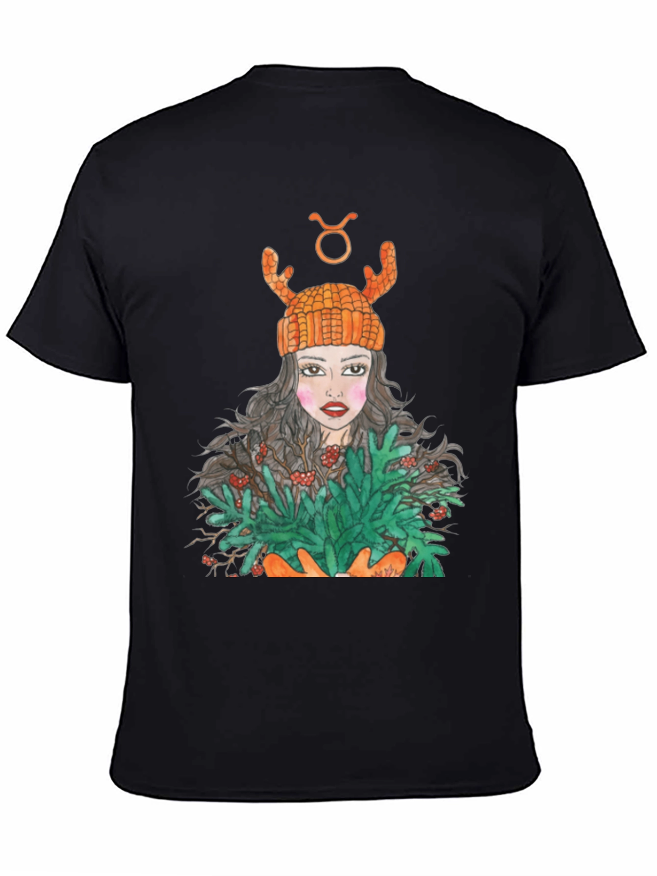 Taurus Zodiac Girl Graphic Tee