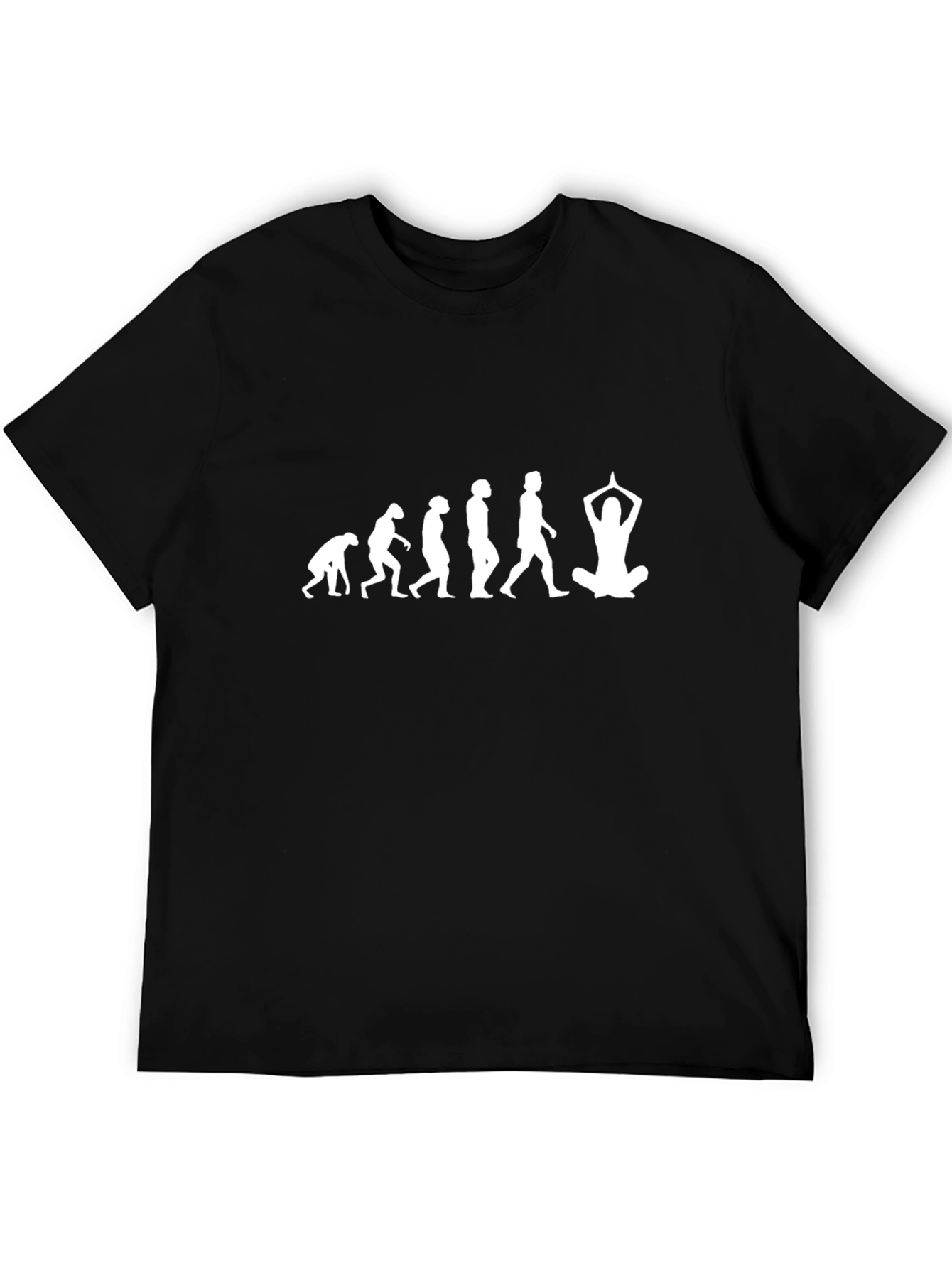Evolution Yoga T-Shirt - Funny Graphic Tee
