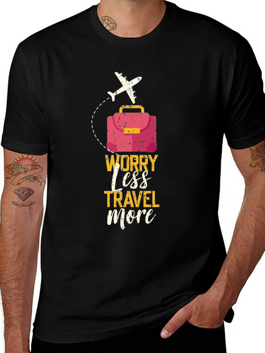 Worry Less Travel More Graphic Tee