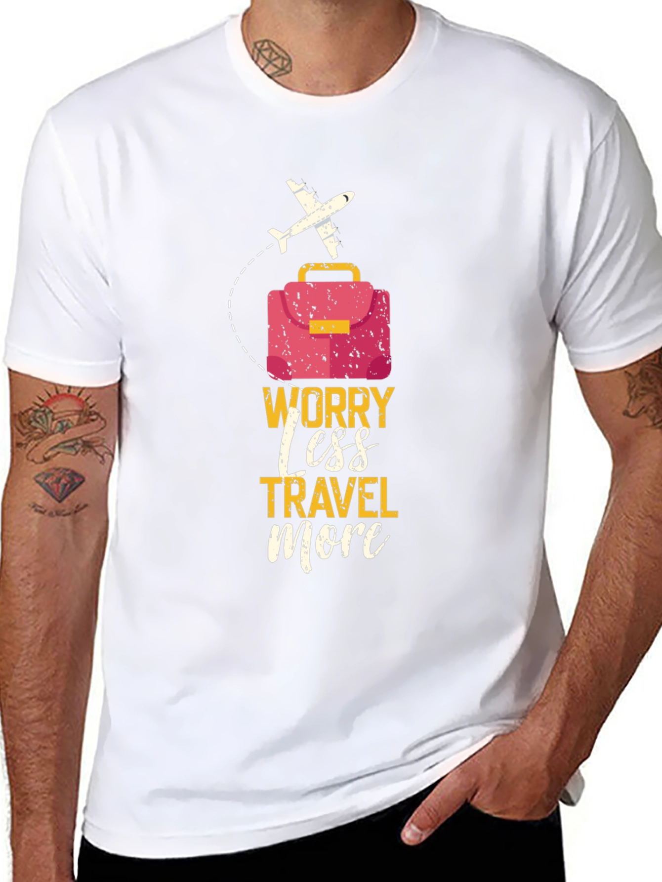 Worry Less Travel More Graphic Tee