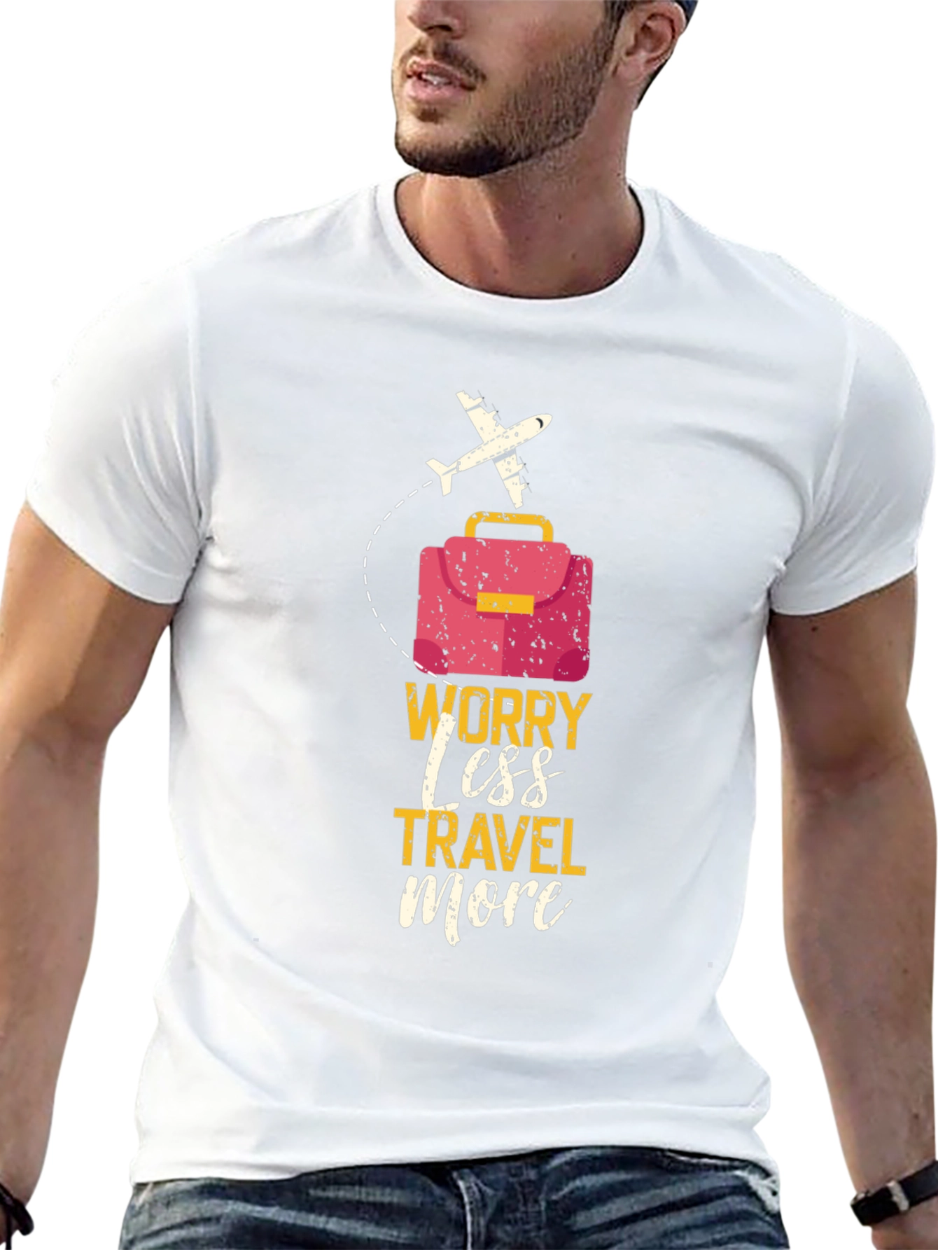 Worry Less Travel More Graphic Tee