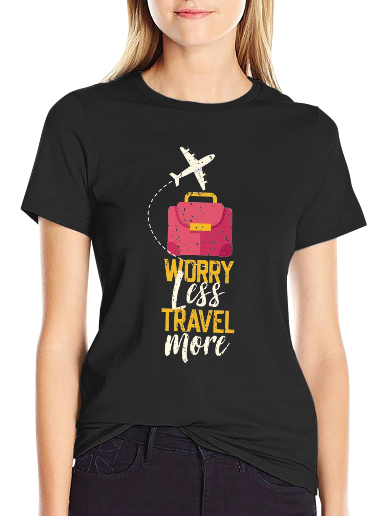 Worry Less Travel More Graphic Tee