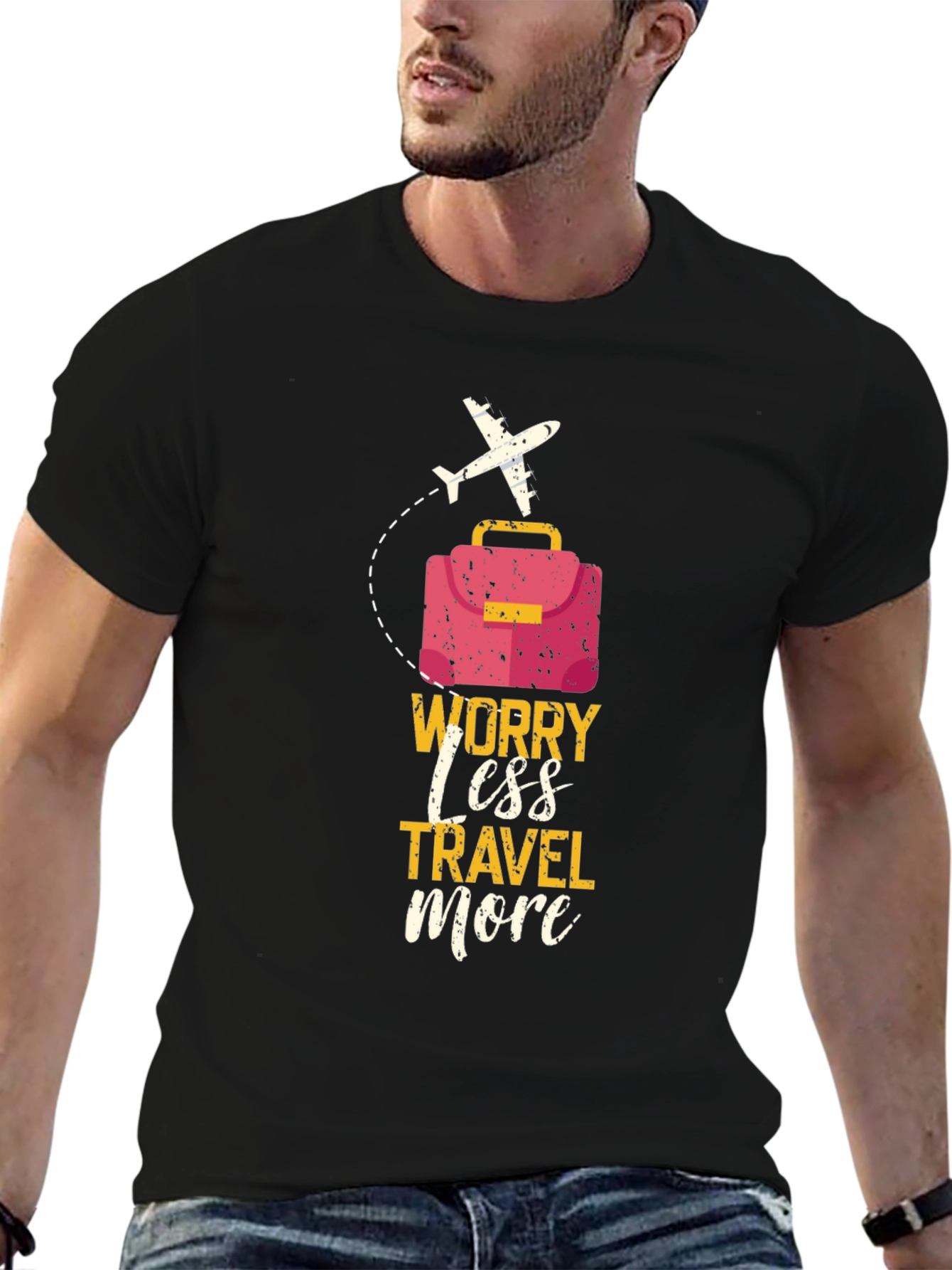 Worry Less Travel More Graphic Tee