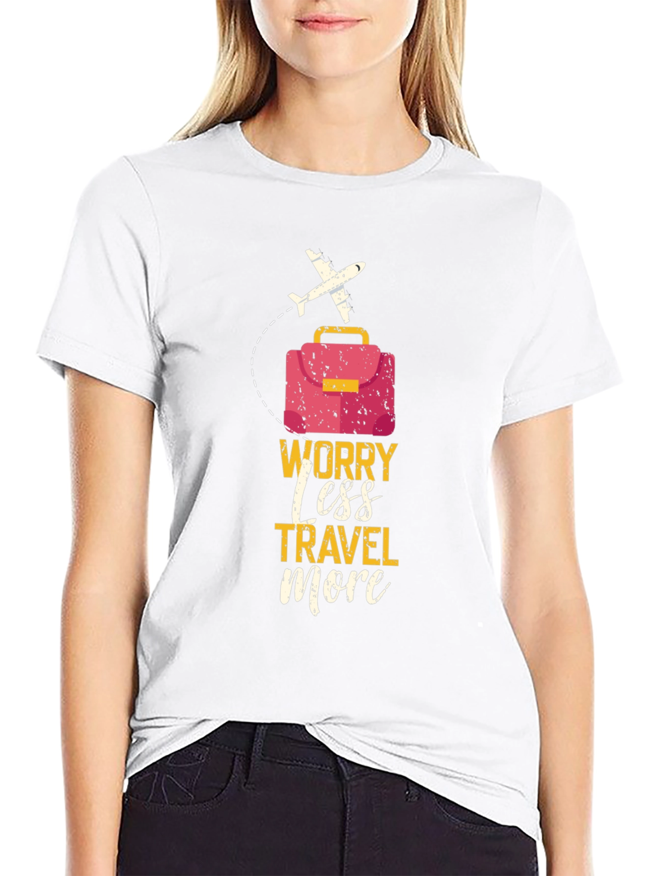 Worry Less Travel More Graphic Tee