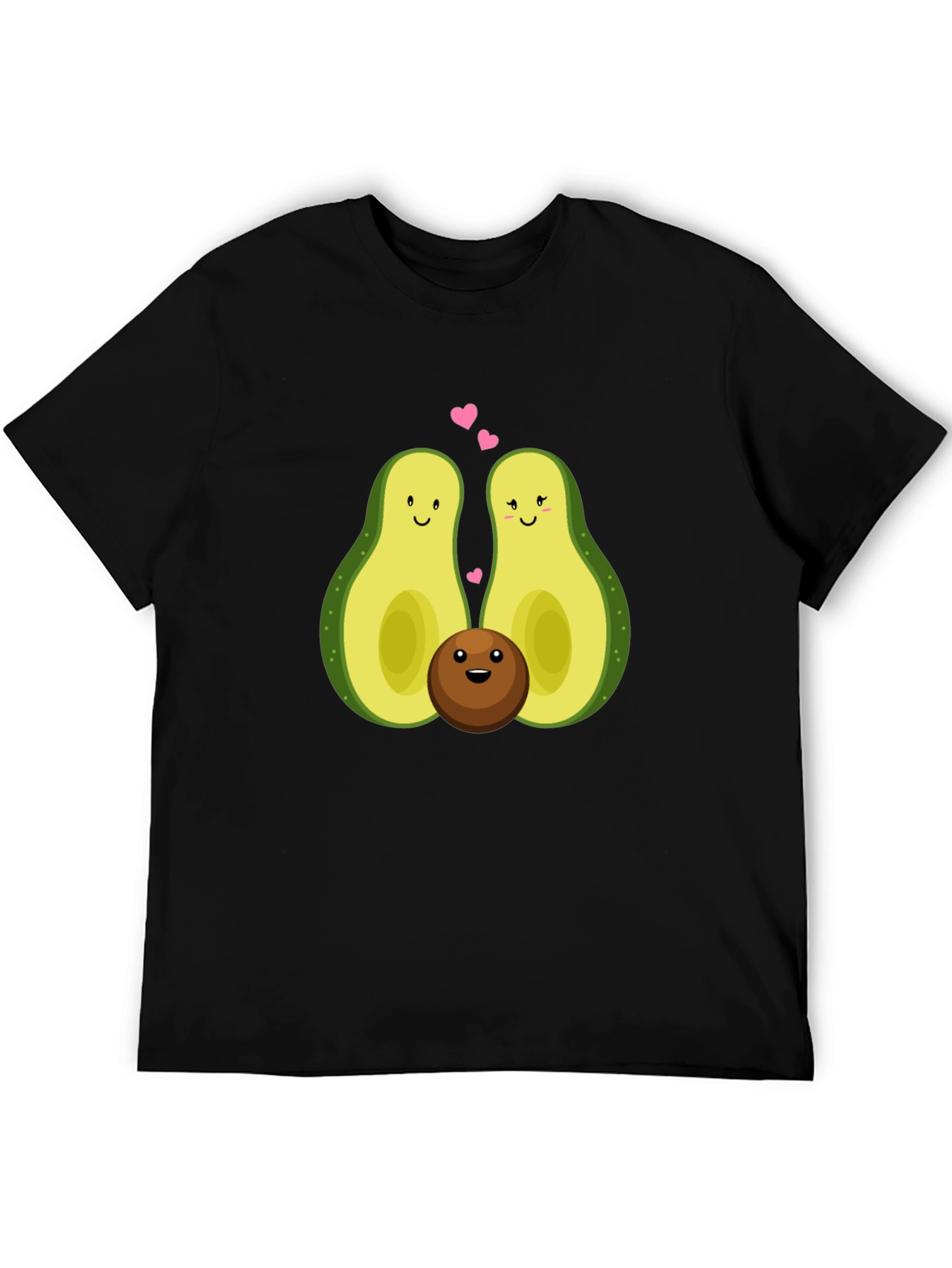 Avocado Family Graphic Tee - Black