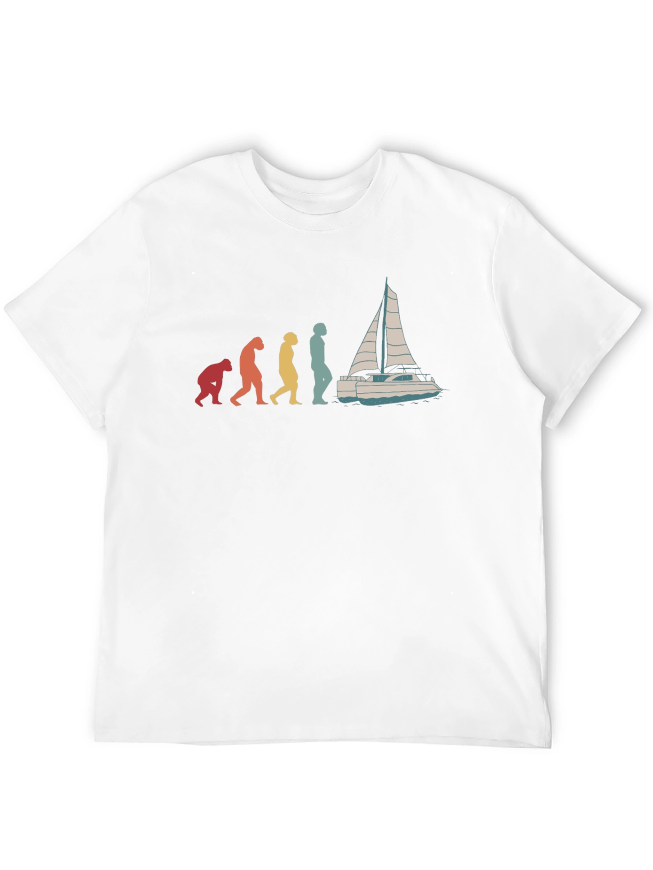 Evolution of Sailing T-Shirt