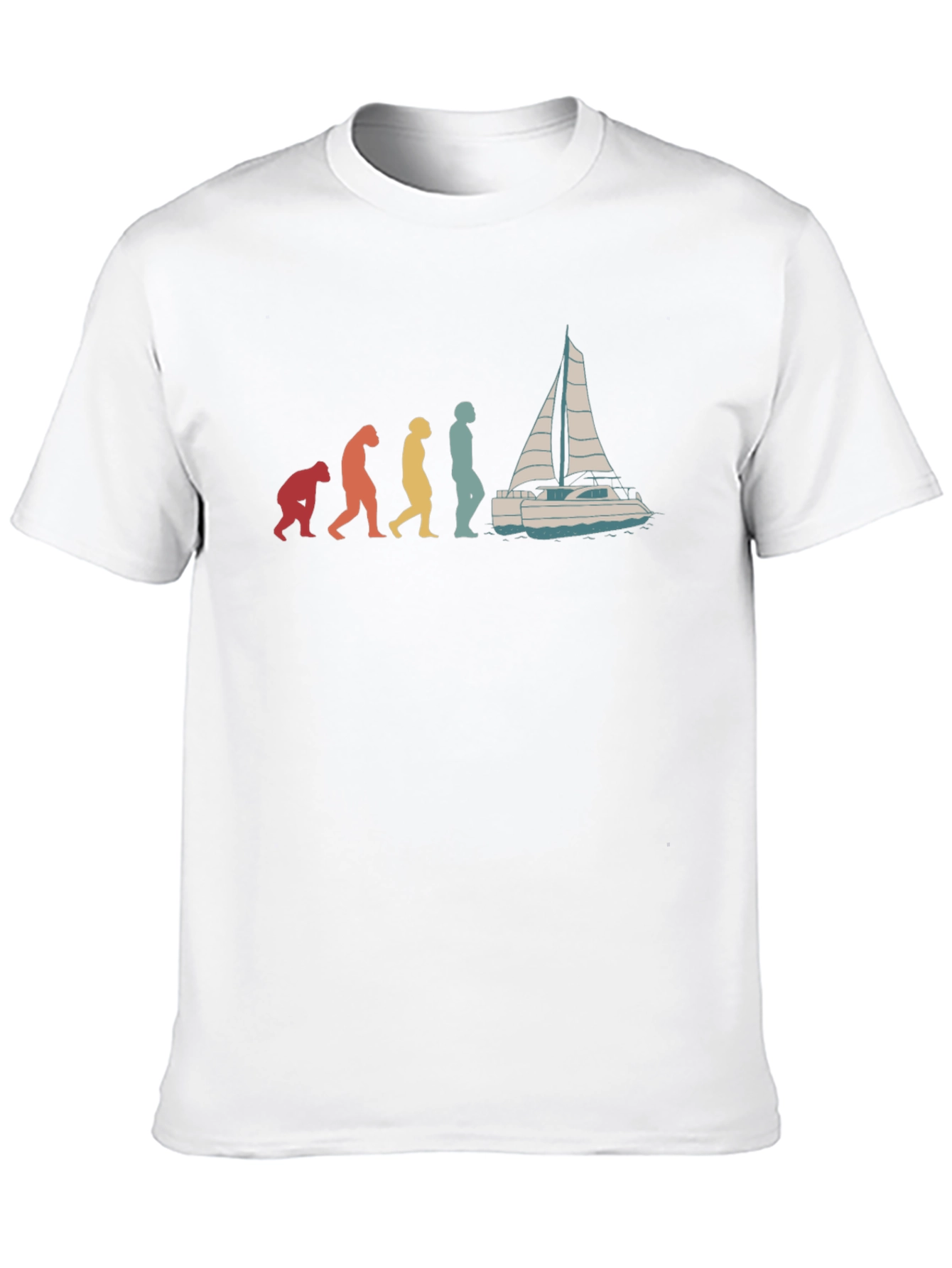Evolution of Sailing T-Shirt