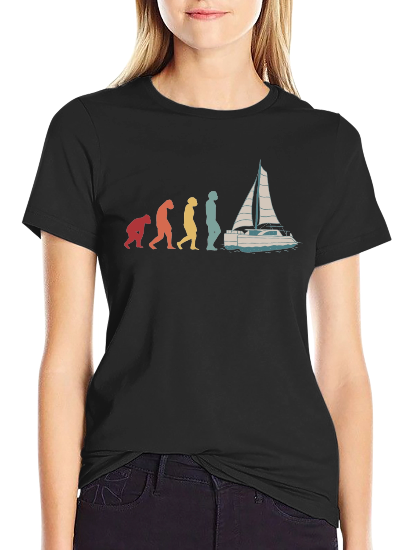 Evolution of Sailing T-Shirt