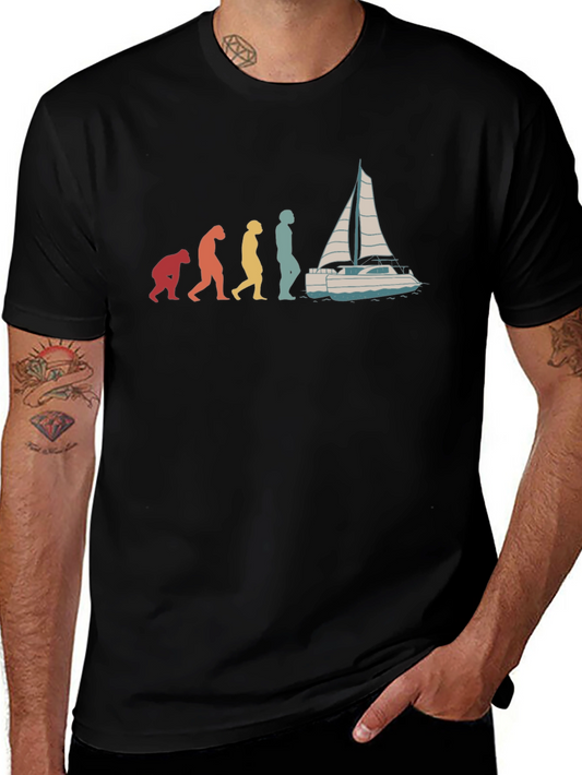 Evolution of Sailing T-Shirt