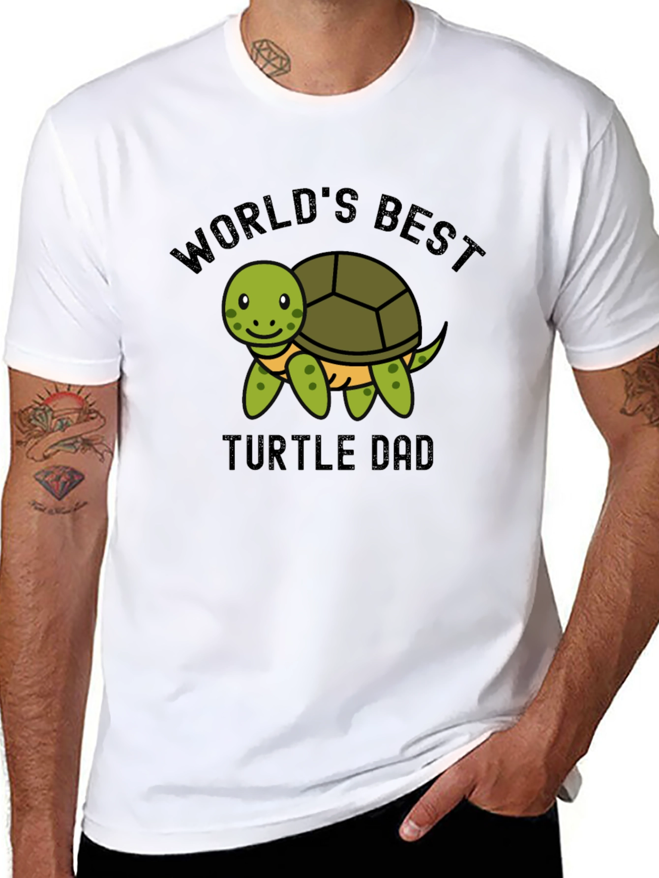 Worlds Best Turtle Dad T-Shirt