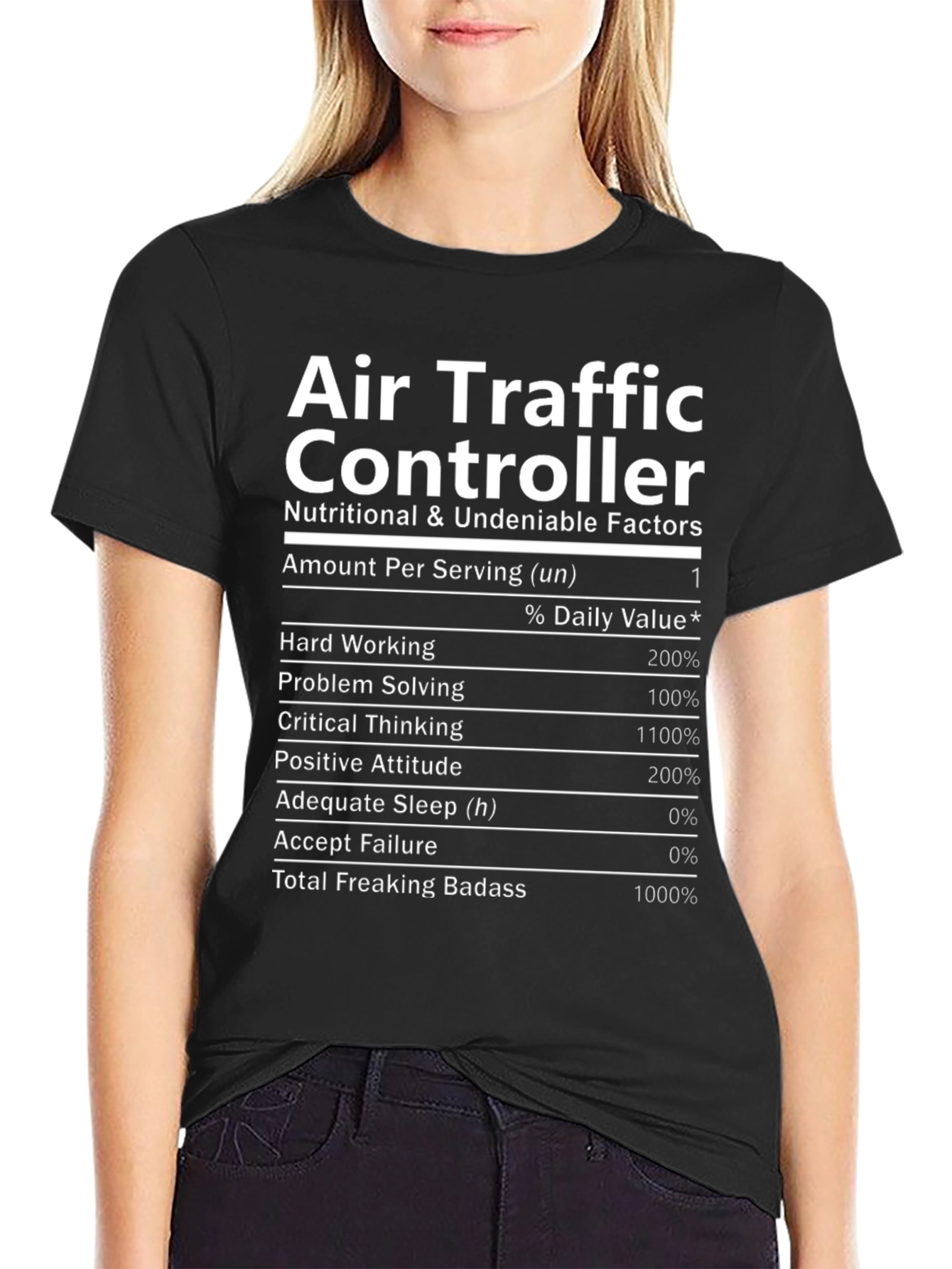 Air Traffic Controller Nutrition Facts T-Shirt
