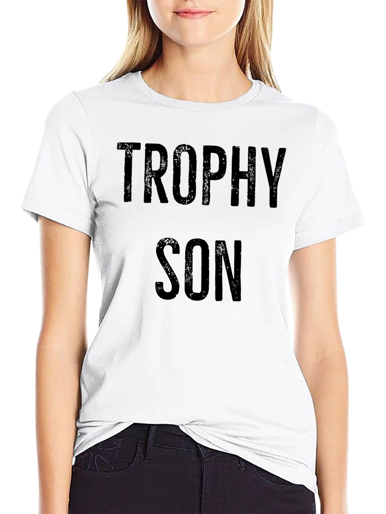 Trophy Son Black T-Shirt - Bold Statement Tee