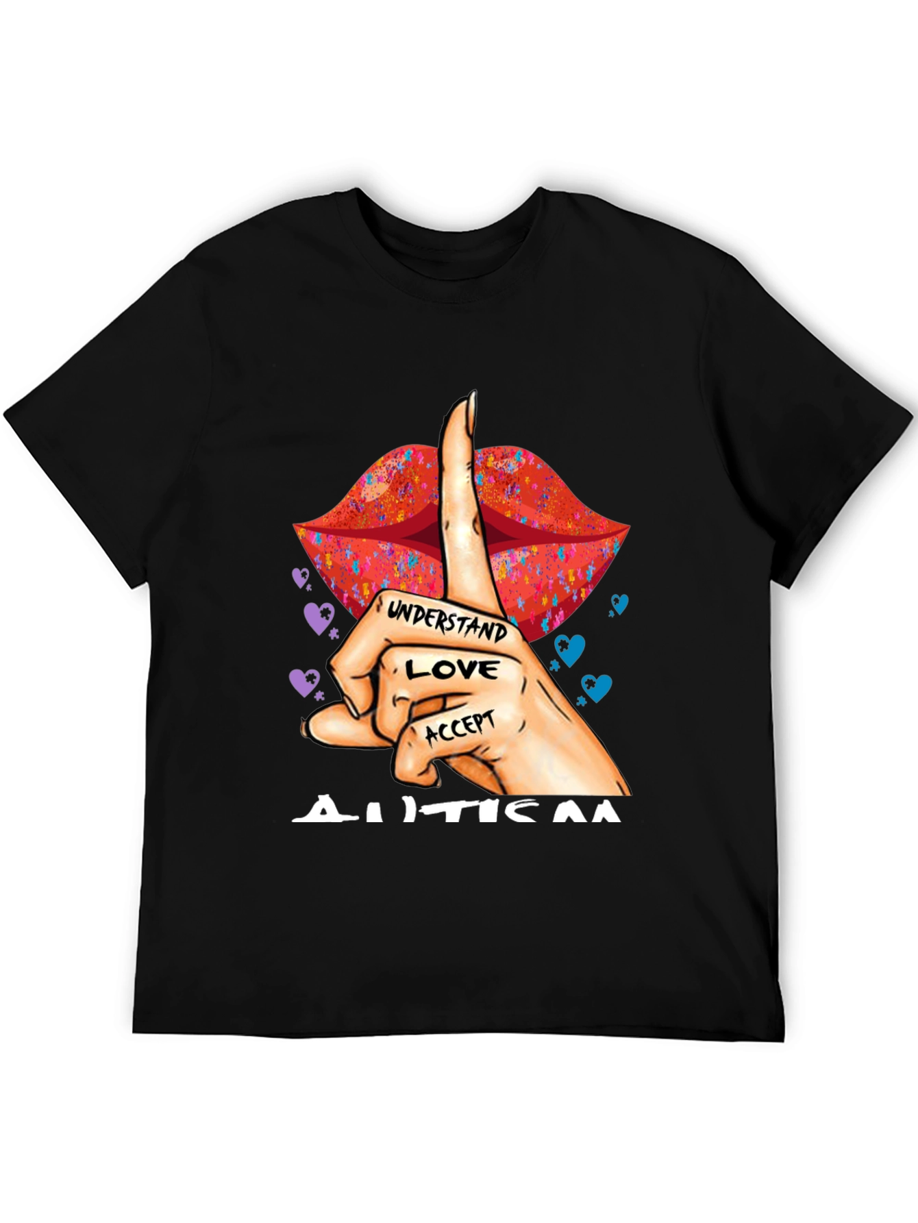 Autism Awareness Understand Love Accept Graphic Tee