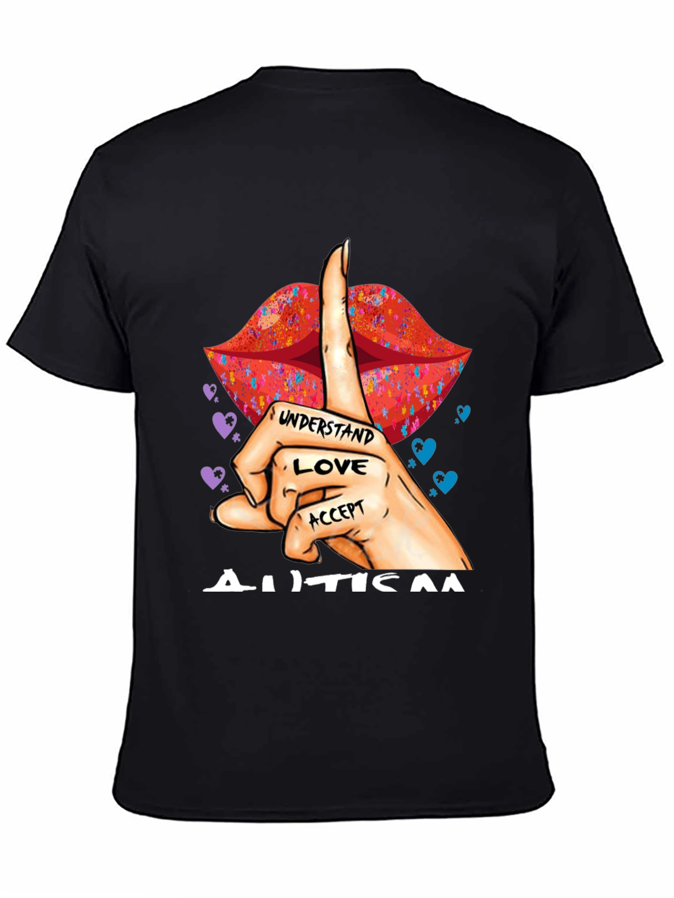 Autism Awareness Understand Love Accept Graphic Tee