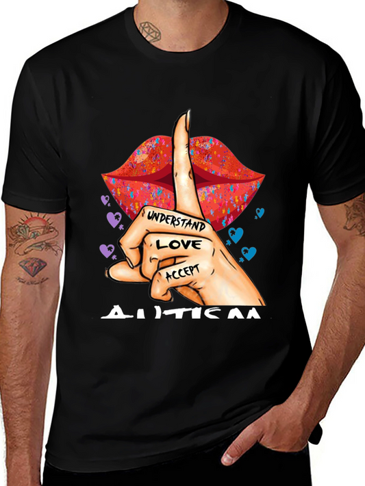Autism Awareness Understand Love Accept Graphic Tee