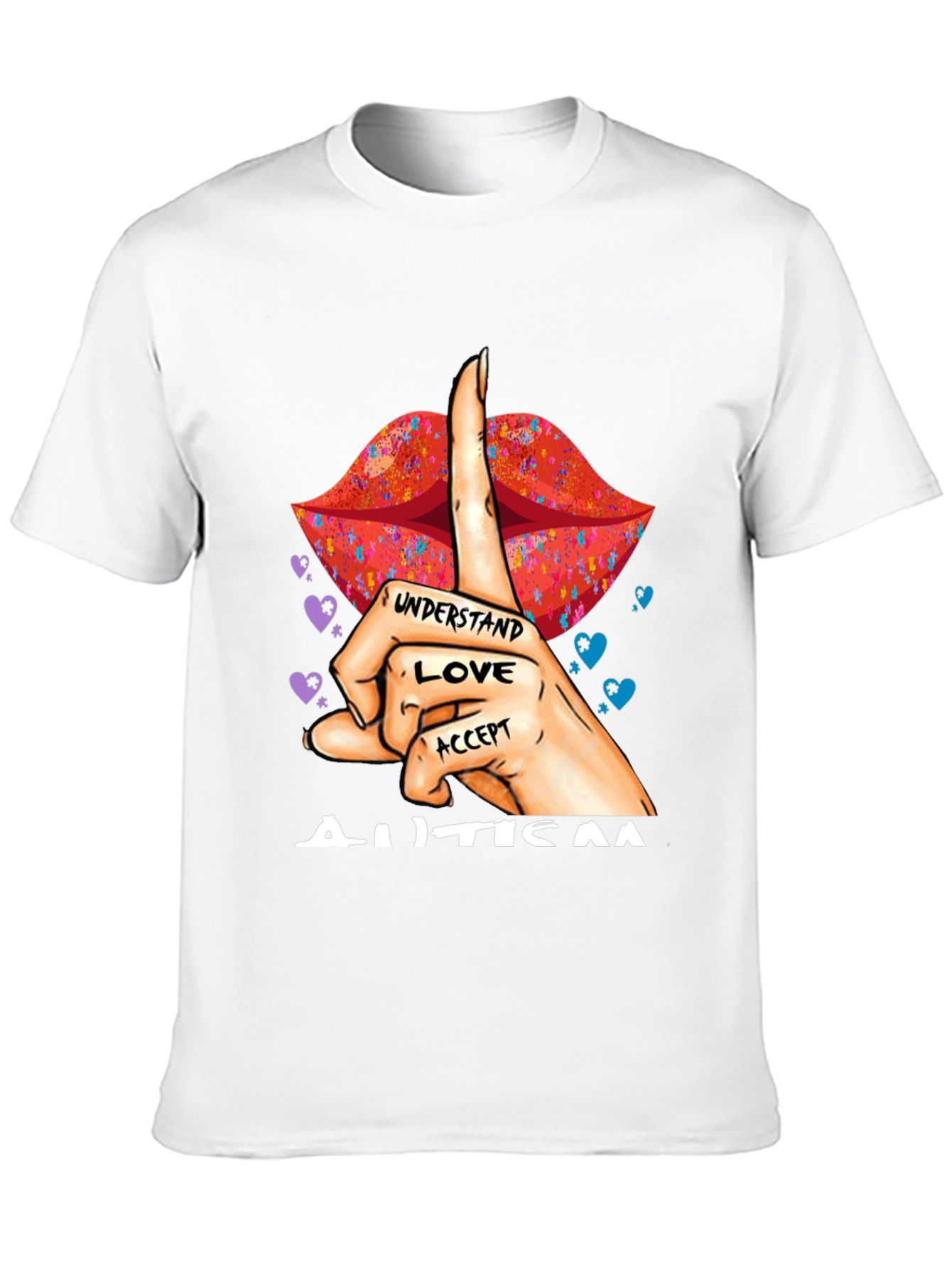 Autism Awareness Understand Love Accept Graphic Tee