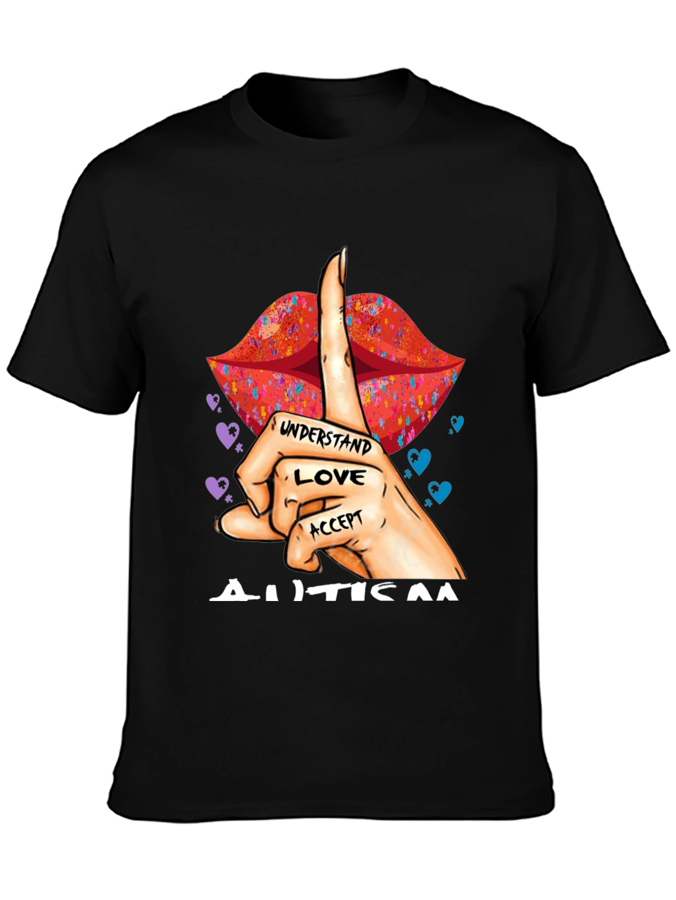 Autism Awareness Understand Love Accept Graphic Tee