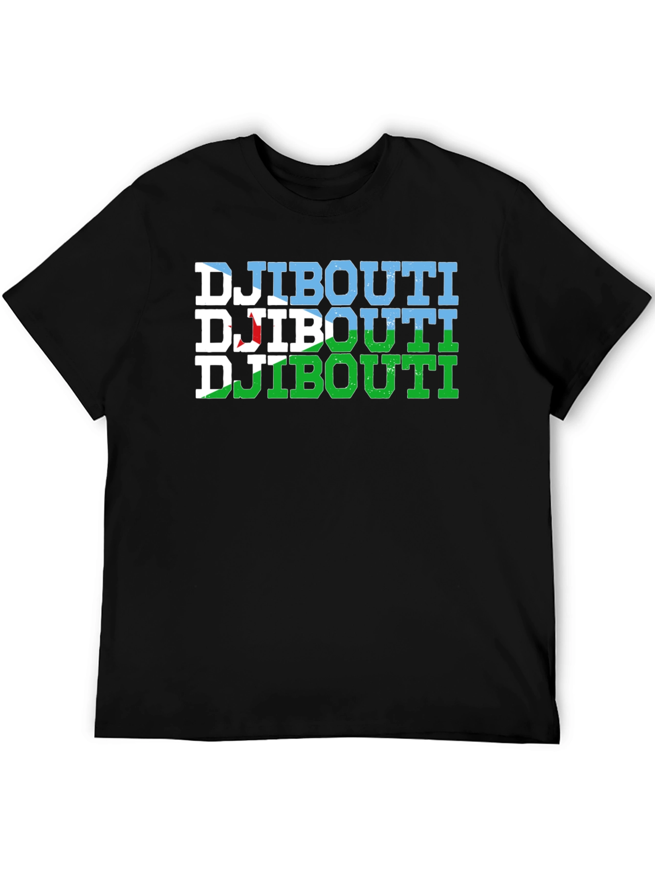 Djibouti Flag Graphic T-Shirt