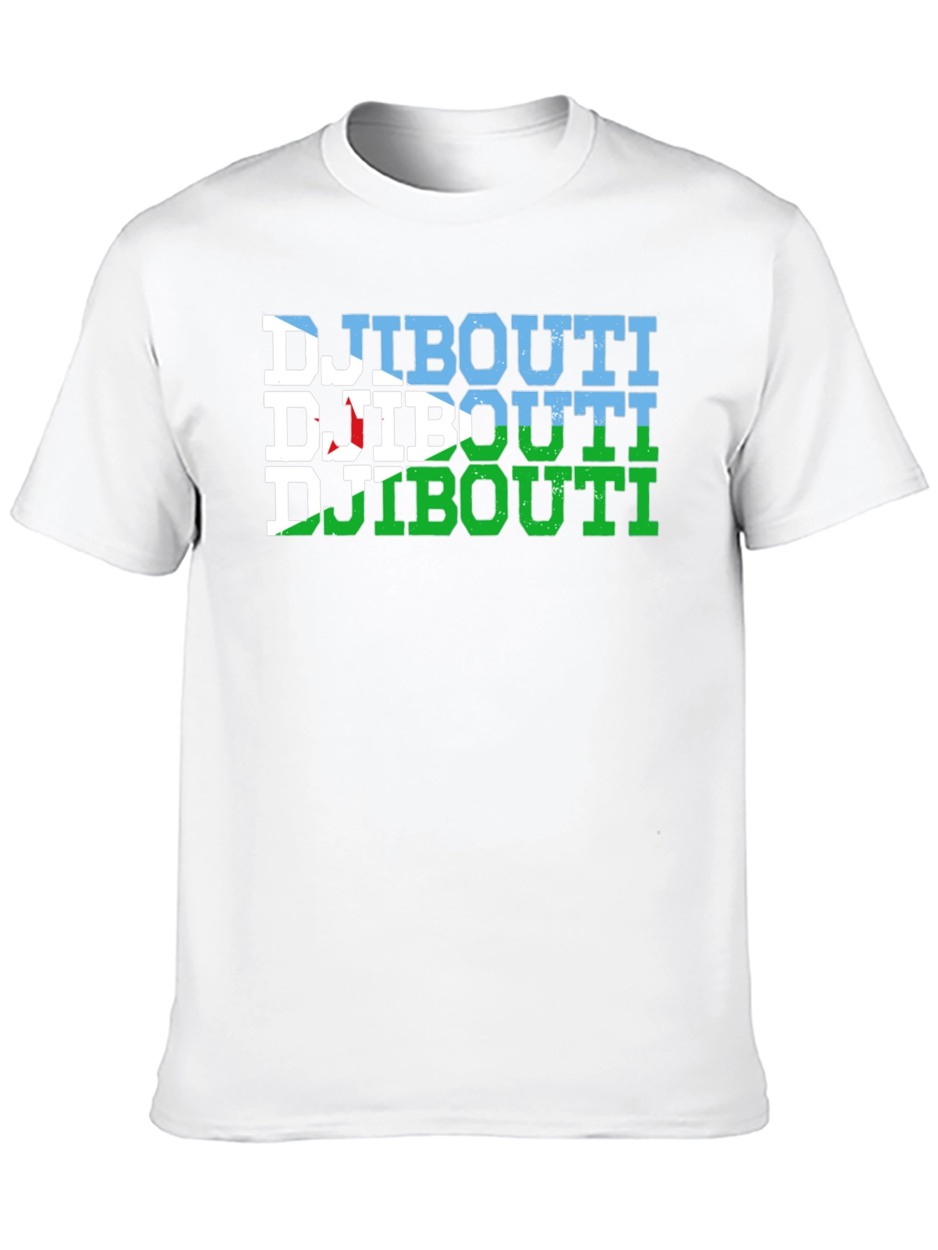 Djibouti Flag Graphic T-Shirt