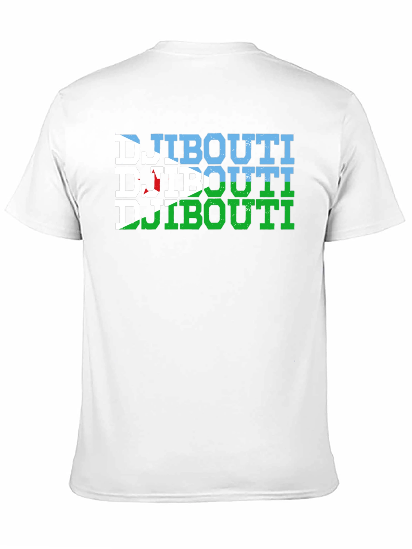 Djibouti Flag Graphic T-Shirt