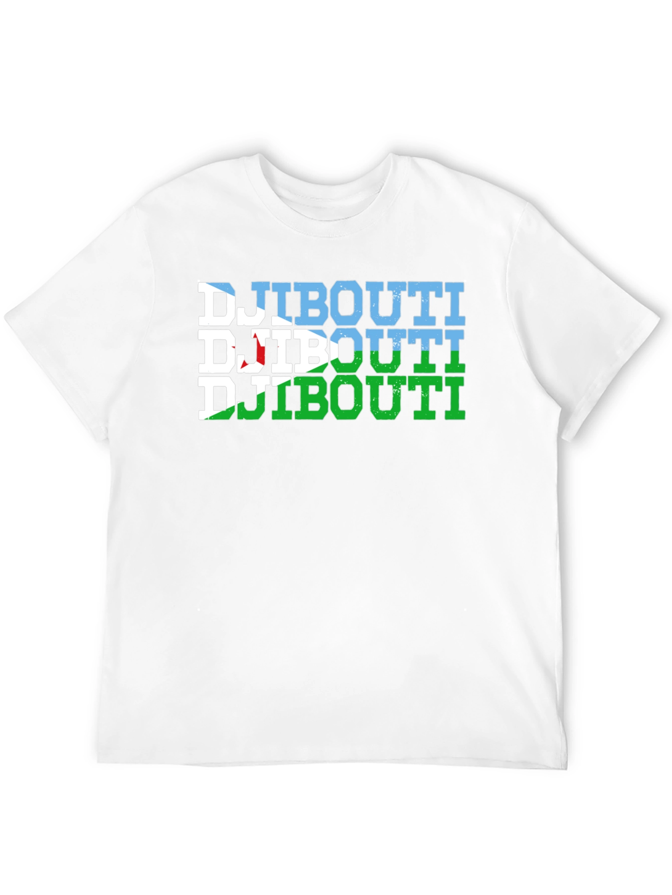 Djibouti Flag Graphic T-Shirt