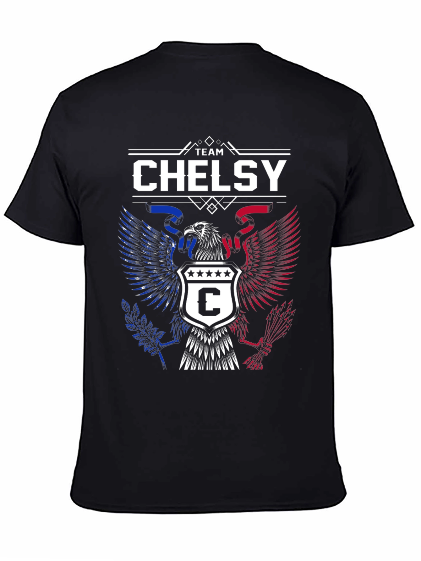 Team Chelsy Patriotic Eagle Graphic Tee