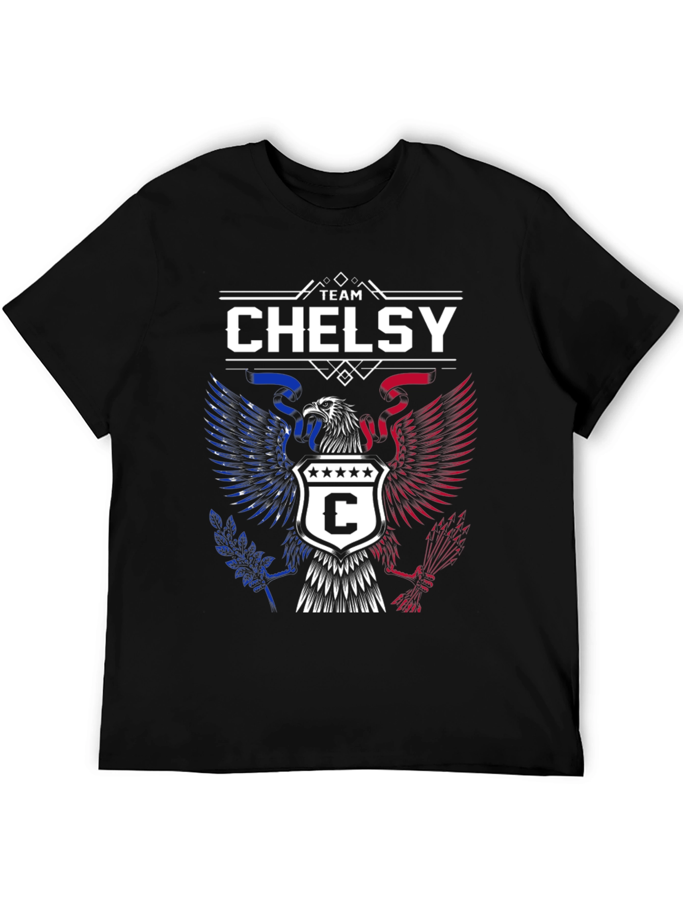 Team Chelsy Patriotic Eagle Graphic Tee
