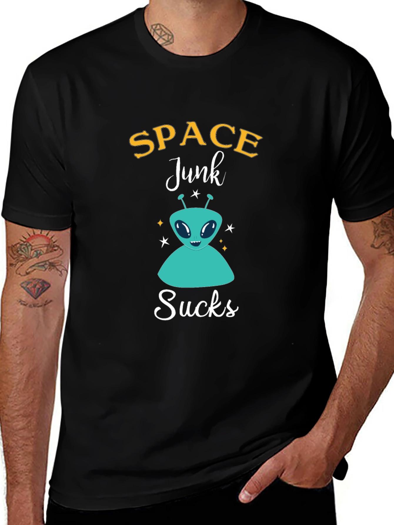 Space Junk Sucks Graphic T-Shirt