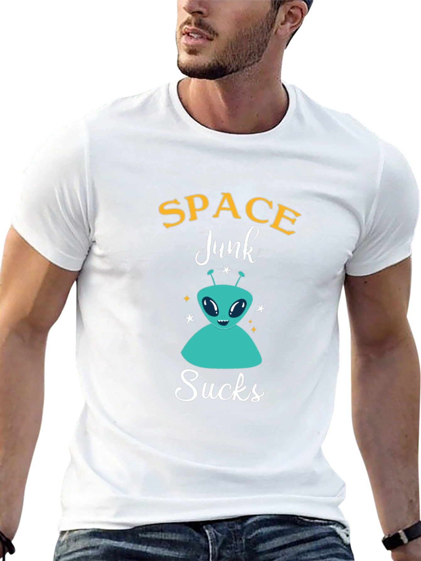 Space Junk Sucks Graphic T-Shirt