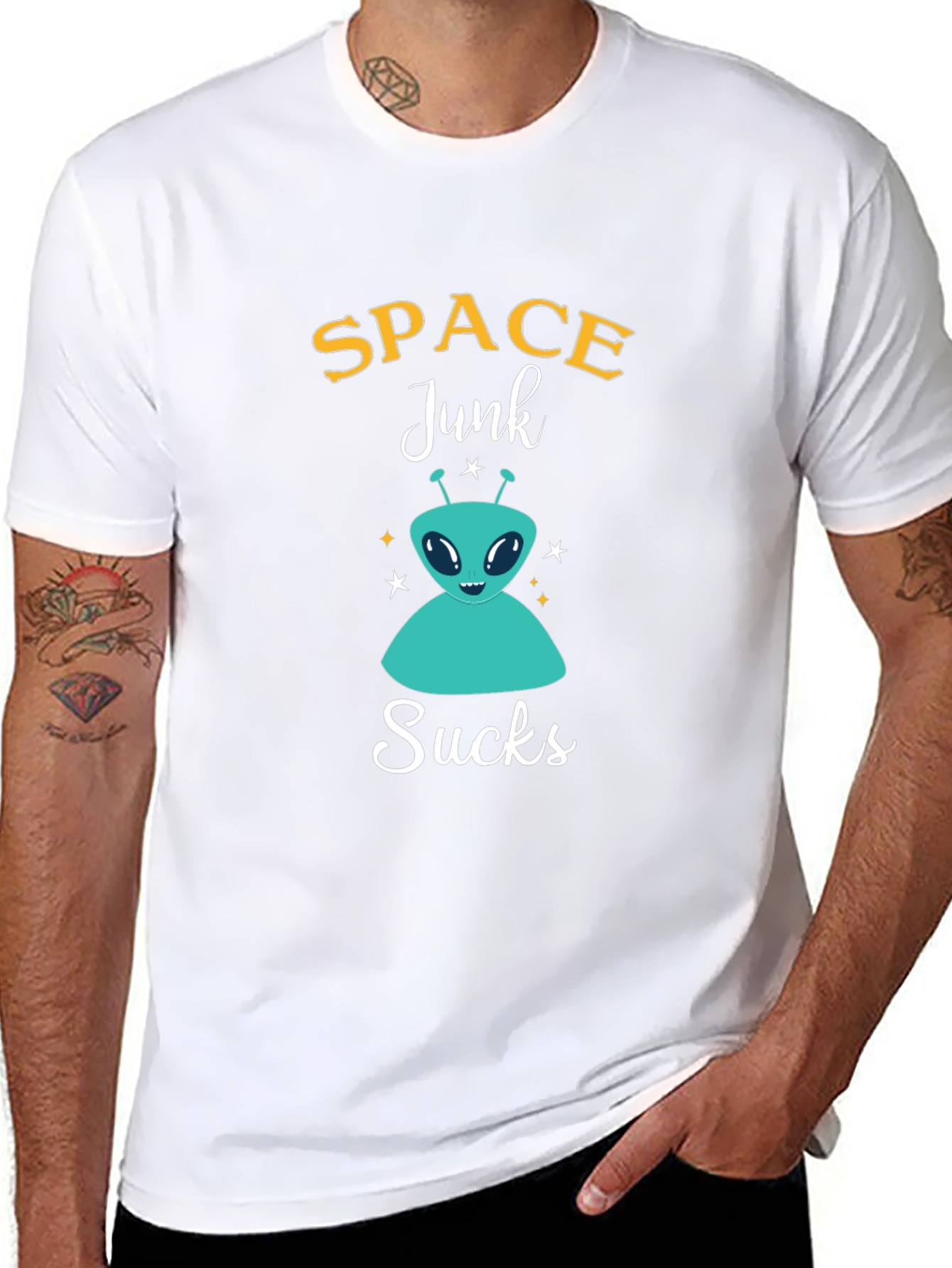 Space Junk Sucks Graphic T-Shirt