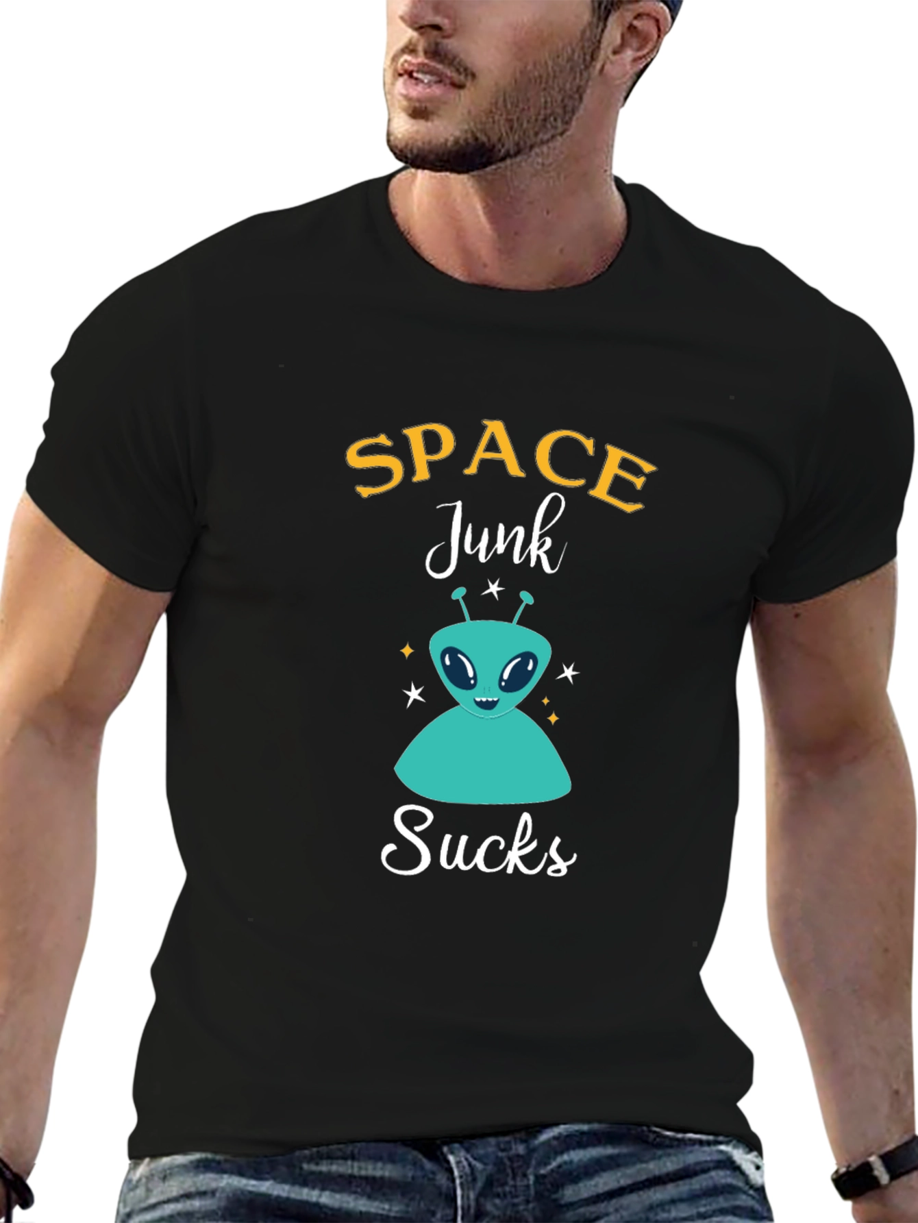 Space Junk Sucks Graphic T-Shirt