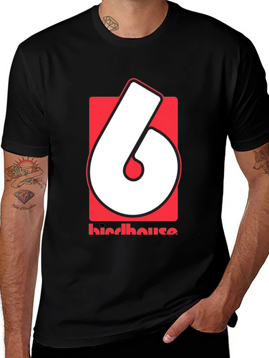 Birdhouse Skateboards T-Shirt Black Red White Graphic Tee