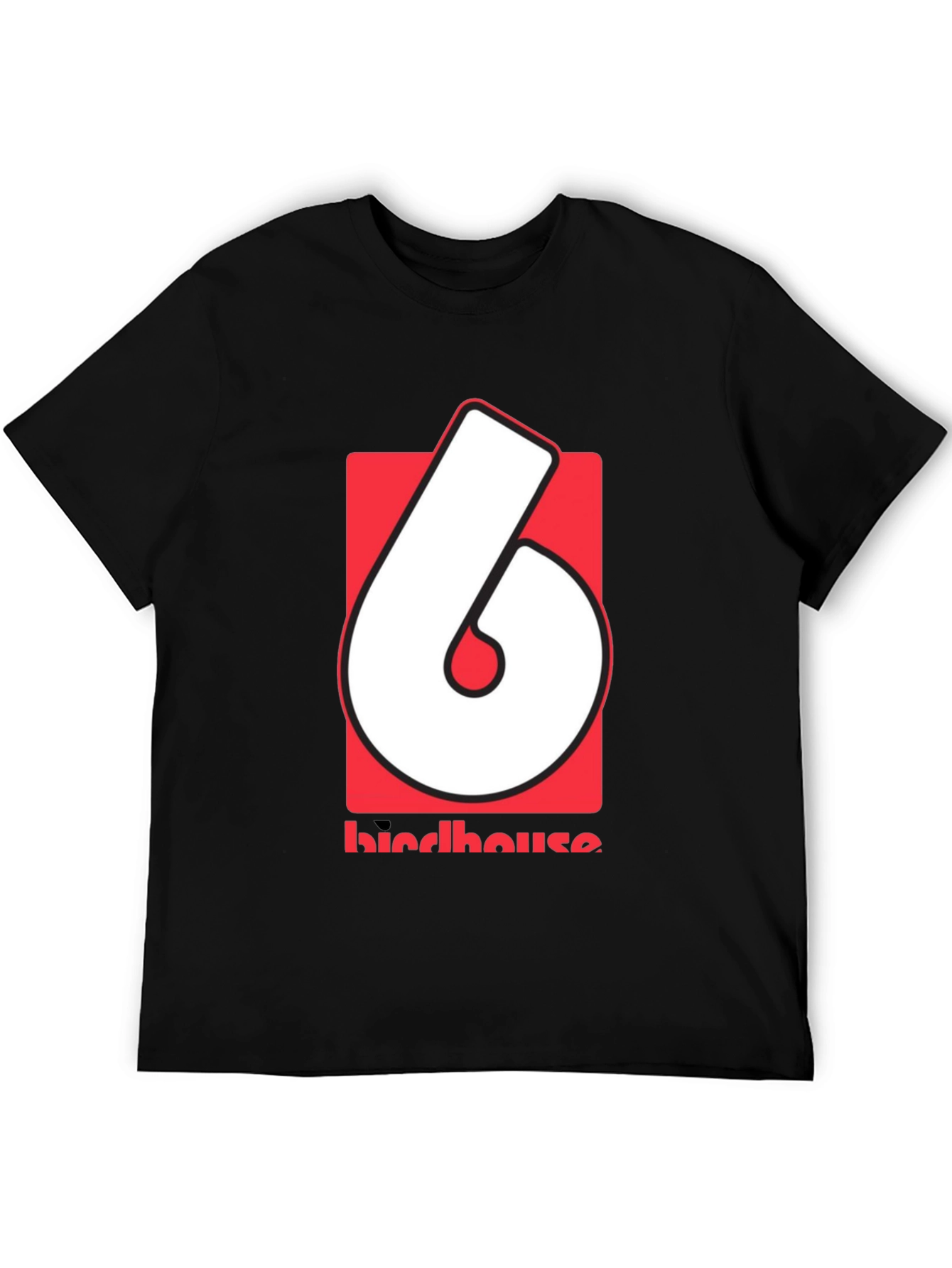 Birdhouse Skateboards T-Shirt Black Red White Graphic Tee