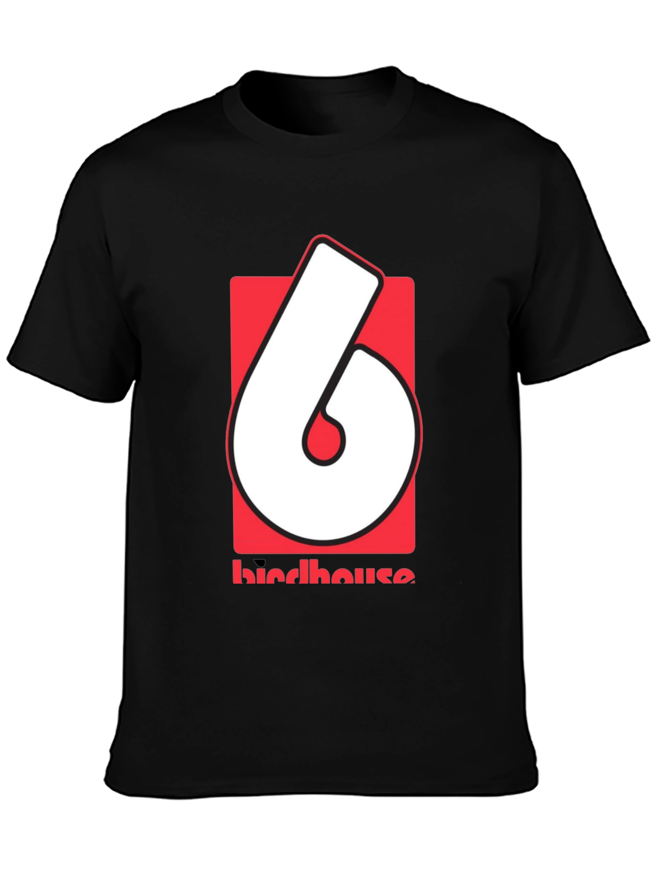 Birdhouse Skateboards T-Shirt Black Red White Graphic Tee