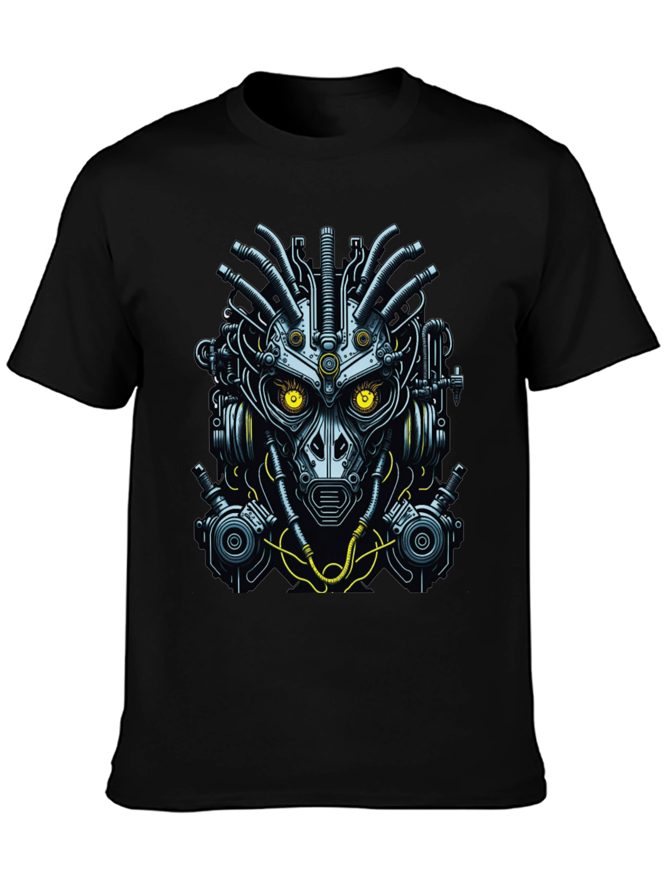 Steampunk Robot Graphic T-Shirt - Unique Design