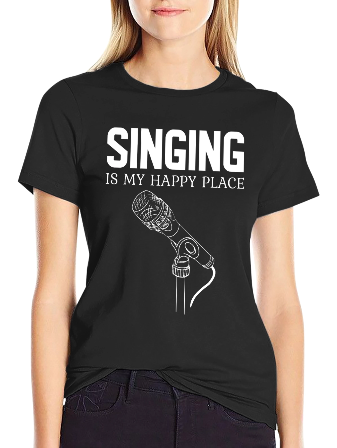 Singing is My Happy Place T-Shirt