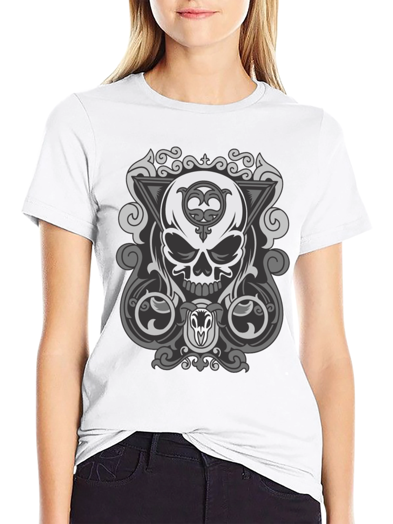 Skull Graphic Black T-Shirt