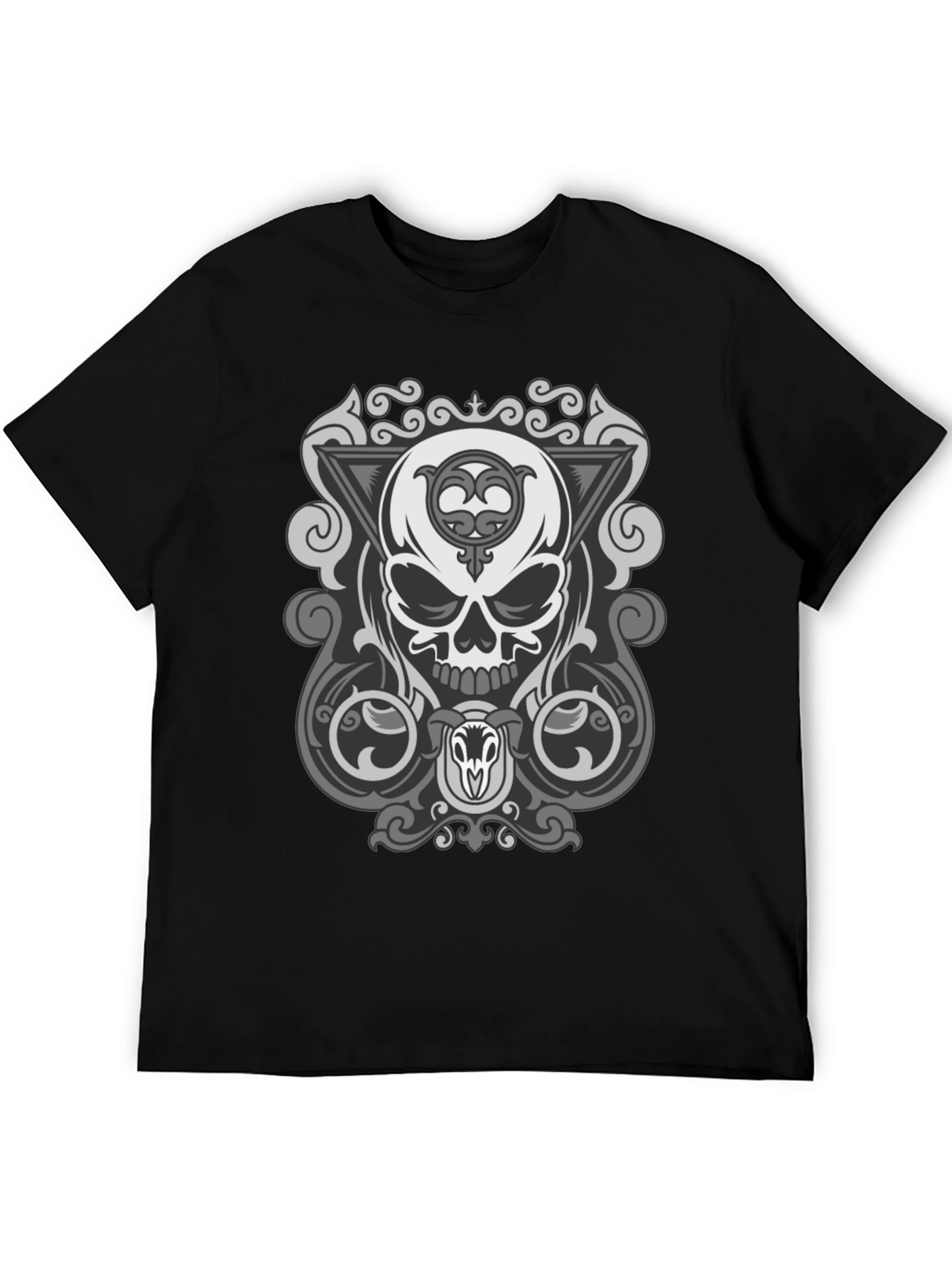 Skull Graphic Black T-Shirt