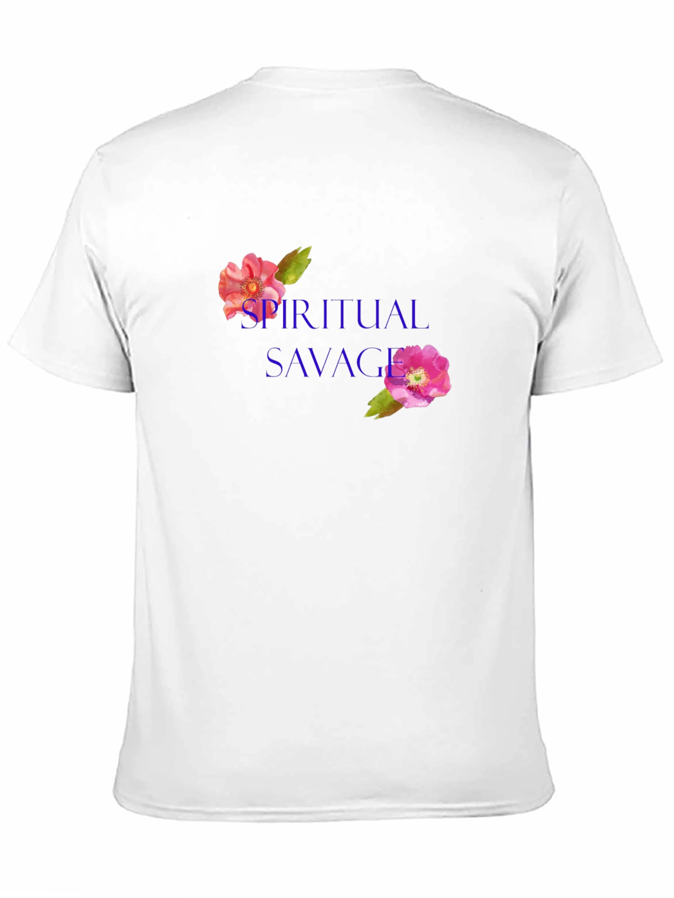 Spiritual Savage Floral T-Shirt - Black