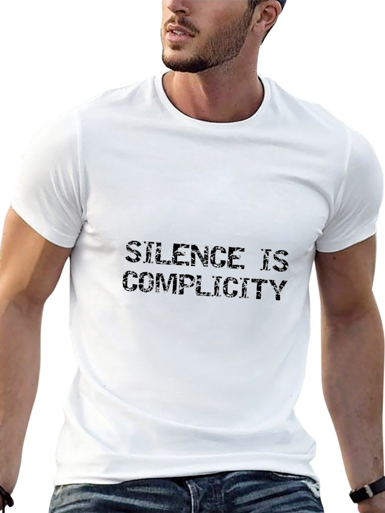 Silence Is Complicity Graphic Tee - Black