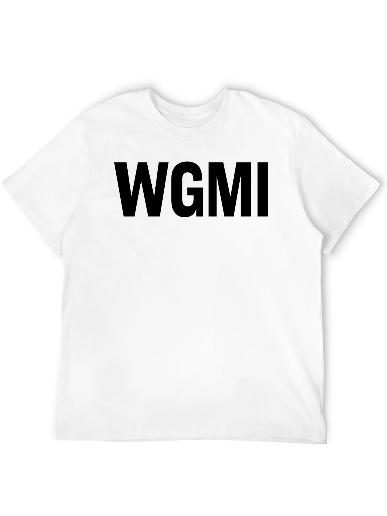 WGMI Black T-Shirt - Crypto Meme Apparel