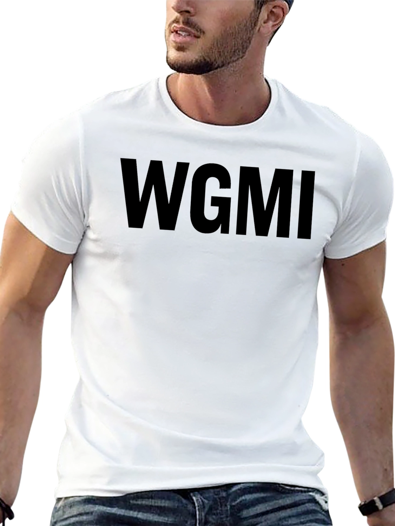 WGMI Black T-Shirt - Crypto Meme Apparel