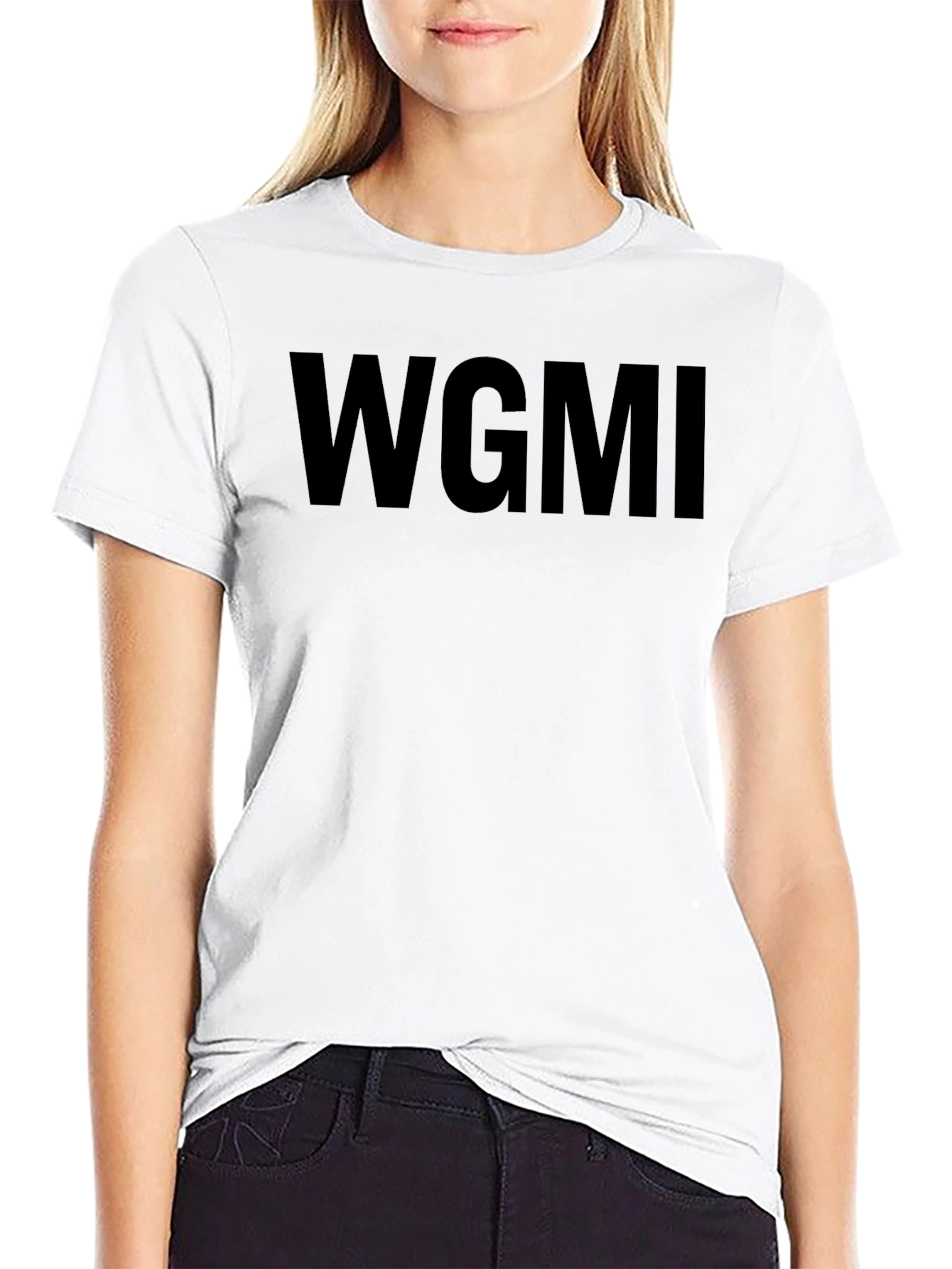 WGMI Black T-Shirt - Crypto Meme Apparel