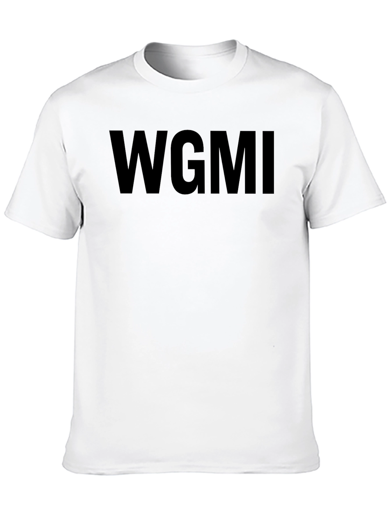 WGMI Black T-Shirt - Crypto Meme Apparel