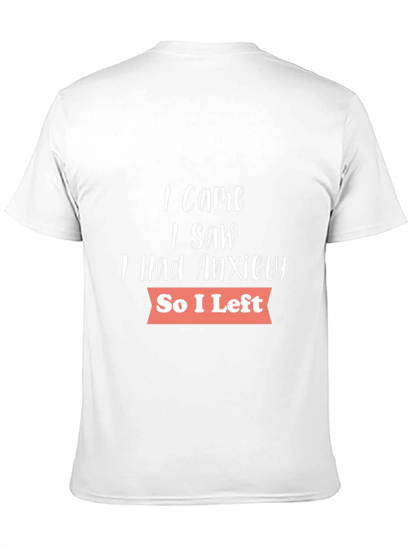Anxiety Graphic T-Shirt - Soft Cotton Blend Casual Wear