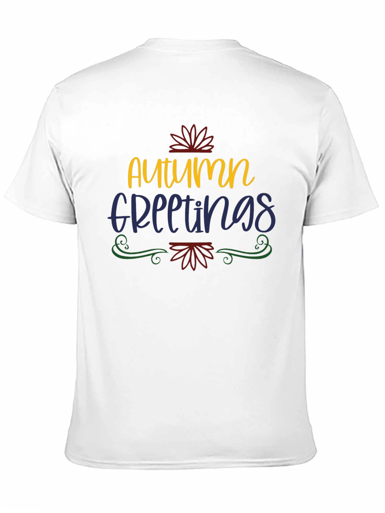 Autumn Greetings Graphic Tee - Fall Season Shirt