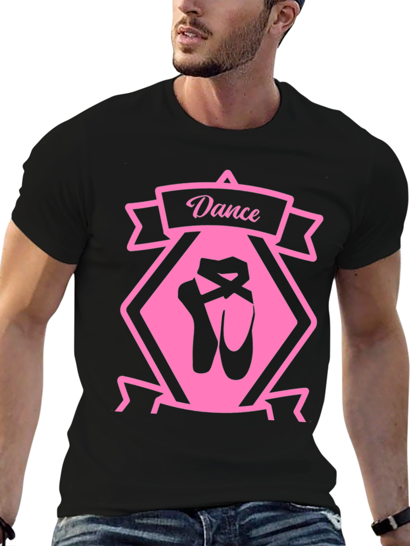 Dance Ballet T-Shirt - Pink Graphic