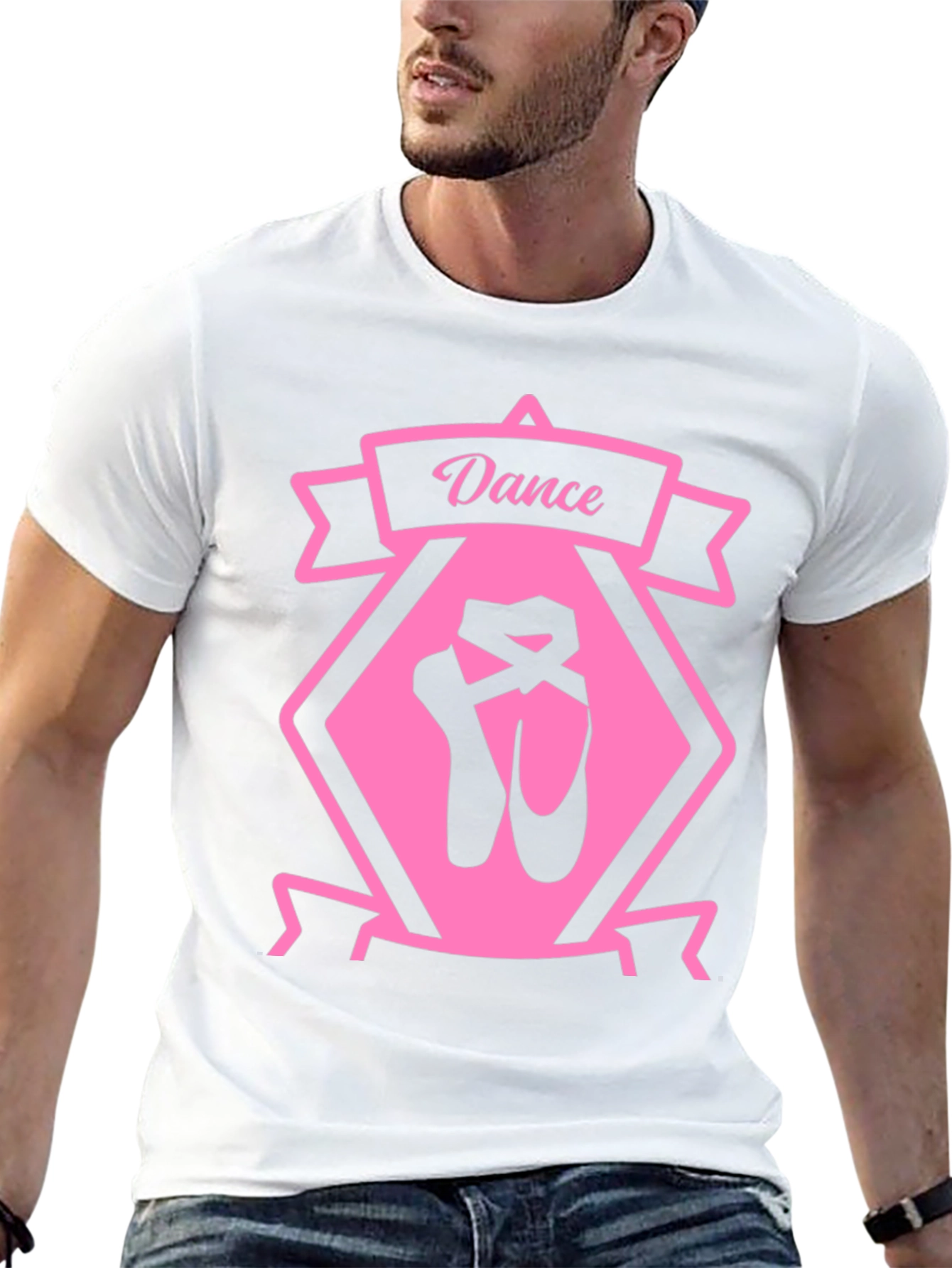 Dance Ballet T-Shirt - Pink Graphic