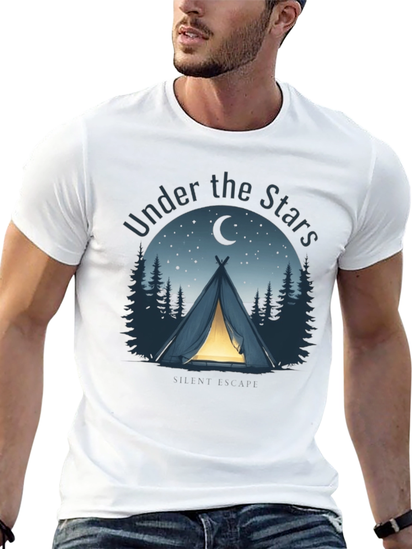 Under the Stars Camping T-Shirt