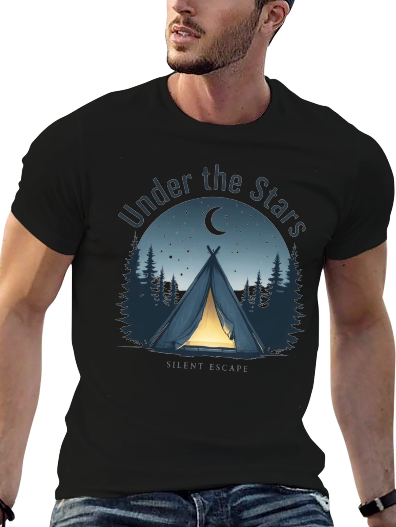 Under the Stars Camping T-Shirt